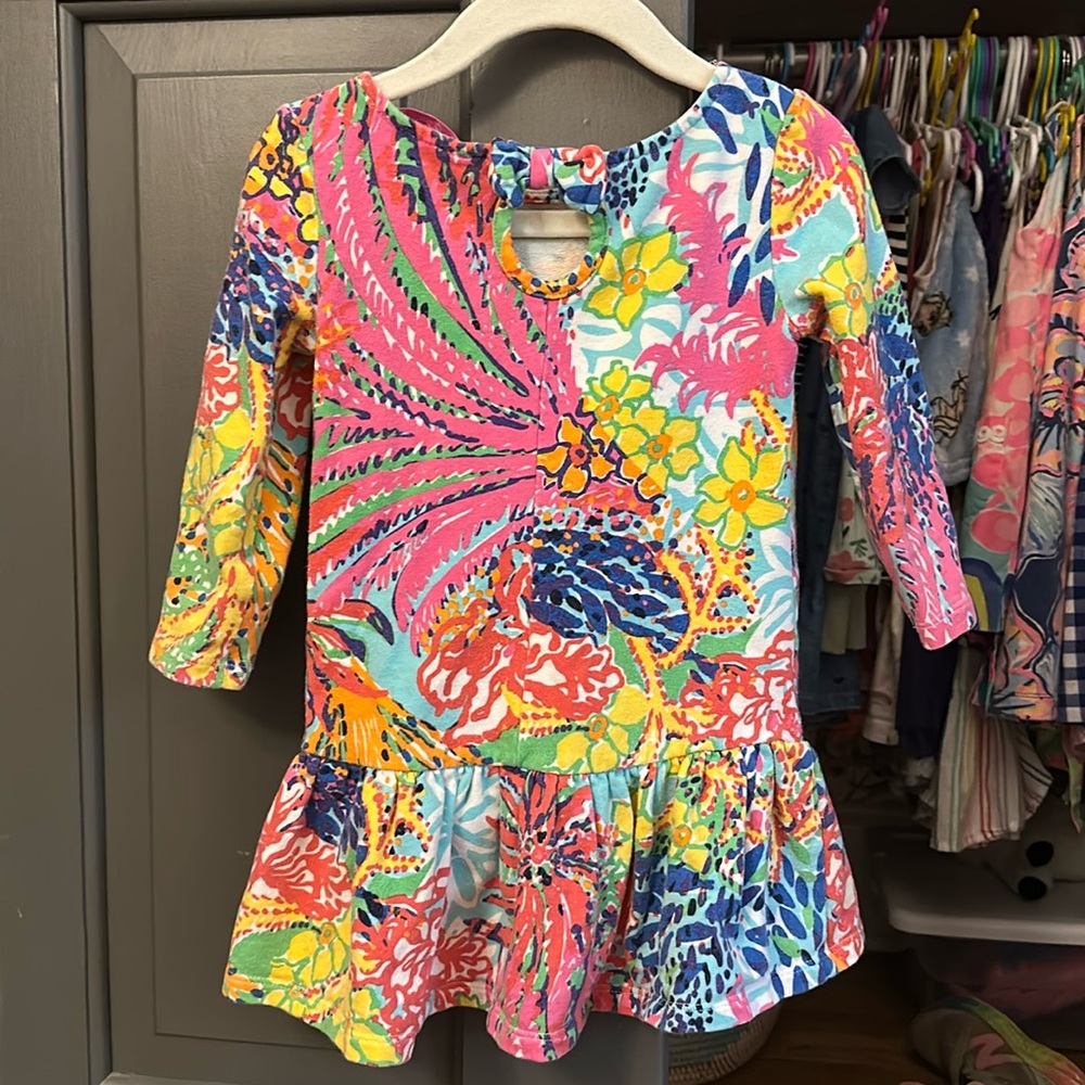 Colorful Patterned Dress - Picture 4 of 4